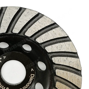 4 Inch Diamond Turbo Row Grinding Cup Wheel