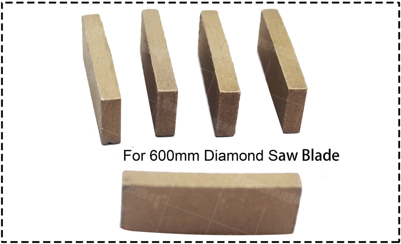 Wet Cutting Diamond Andesite Segment Cutting Tip For Desktop Cutting Machine 1
