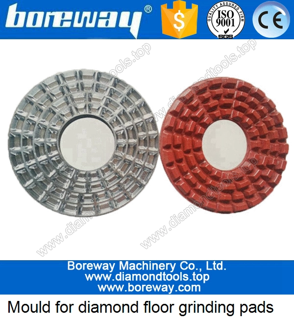 molds for diamond grinding and polishing pad