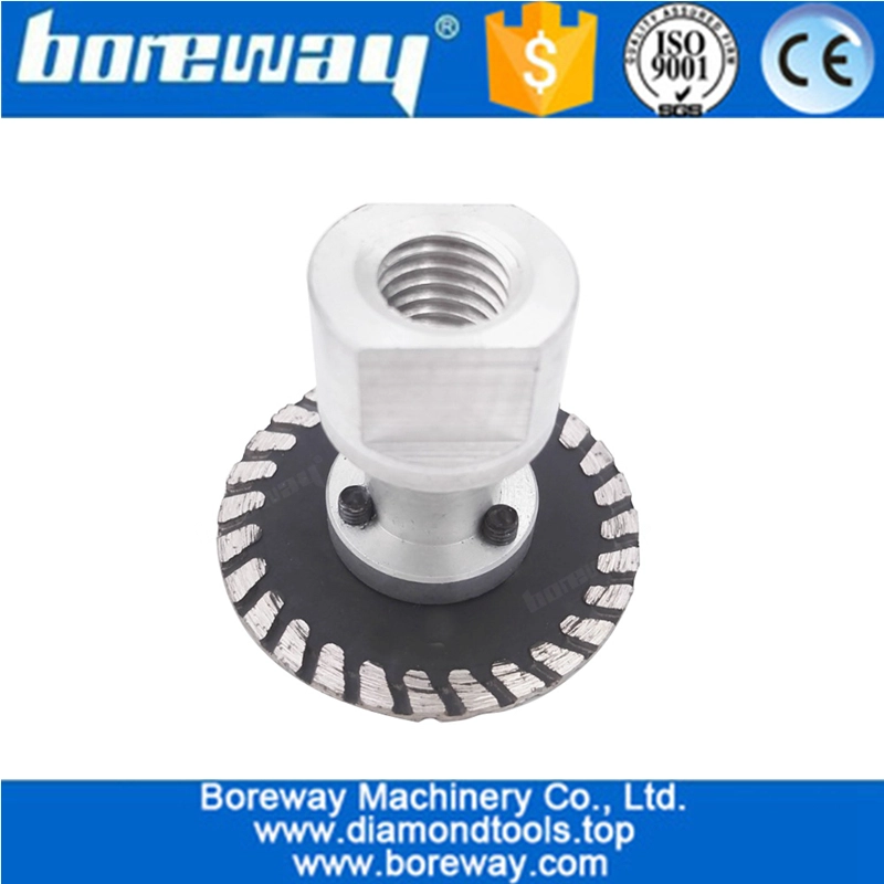 Hot pressed mini diamond blade cutting granite marble disc wheel with removable M14 flange