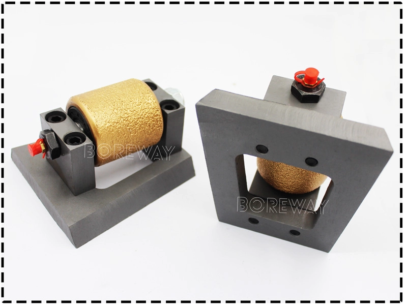 Rotary Vacuum Brazed Frankfurt Bush Hammer Roller for Manufacturer