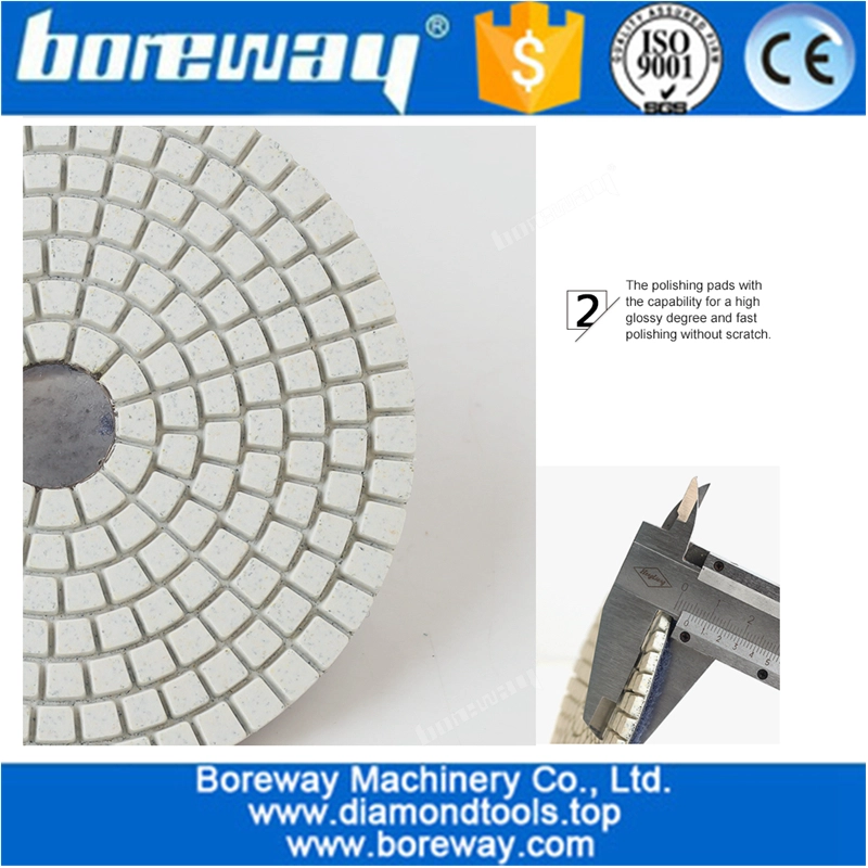 diamond dry and wet polishing pads