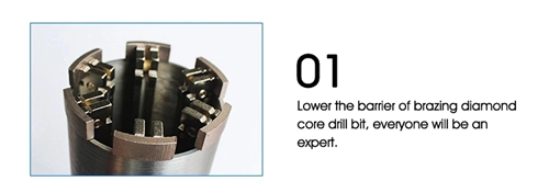 Braze for welding segment on core barrels tools
