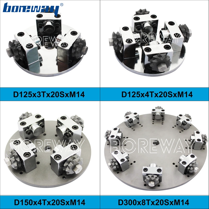 Star Type 20 Teeth Rotary Bush Hammer Roller With Stand Manufacturer & Suppliers 6