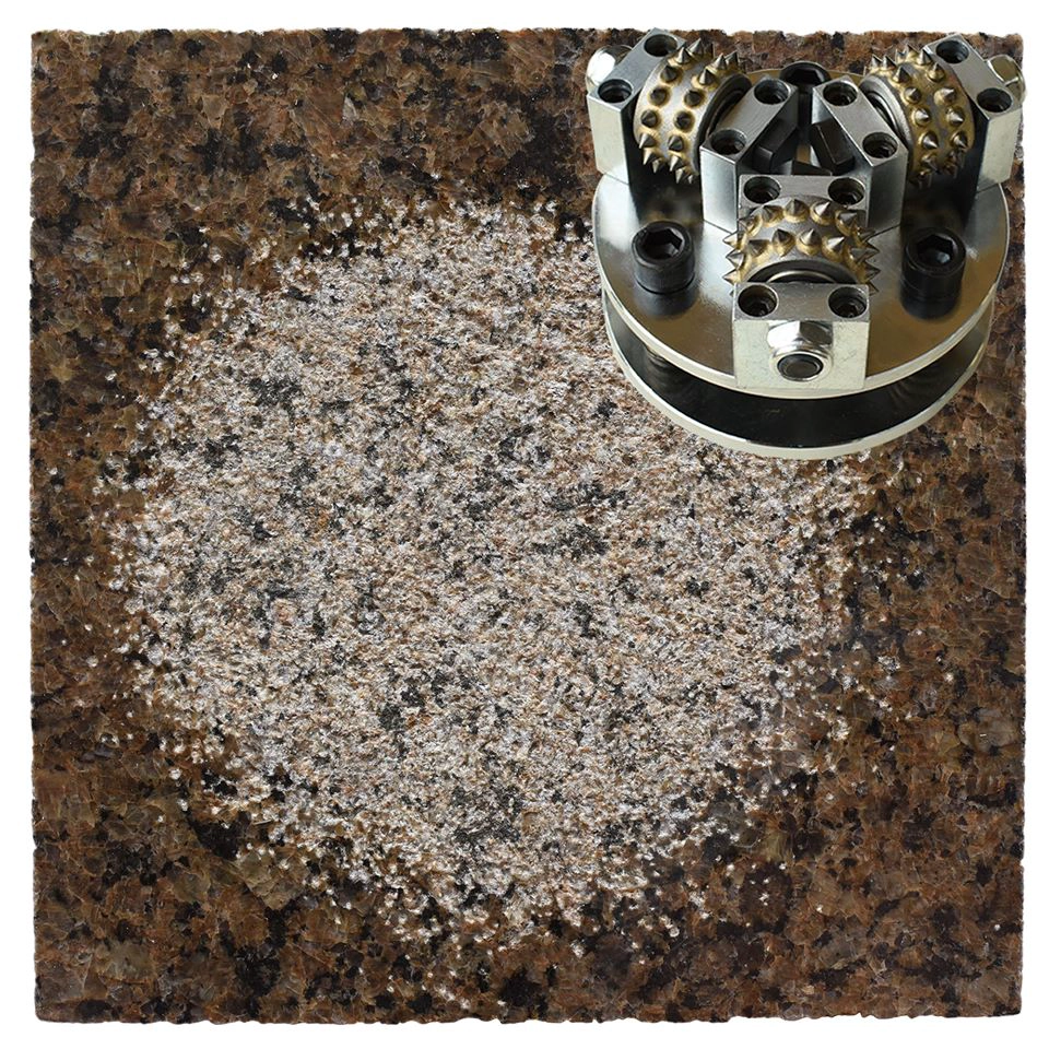 bush hammer roller for rough surface grinding