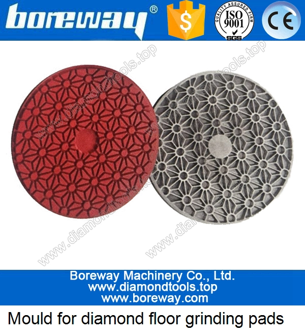 molds for diamond grinding and polishing pad