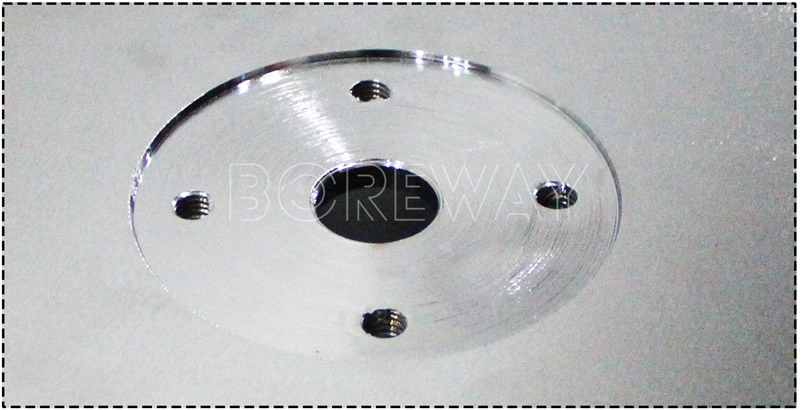 Double Layer Vacuum Brazing Rotary Bush Hammer Plate For Sandblasting Finish 5