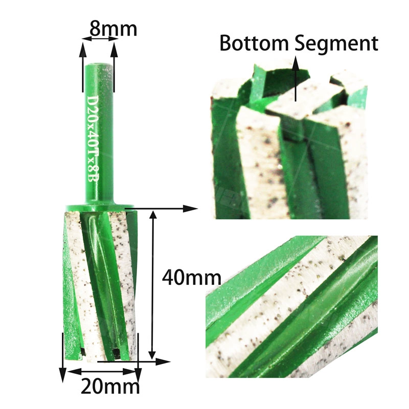 China Factory Diamond Finger Bit with Strengthened Bottom