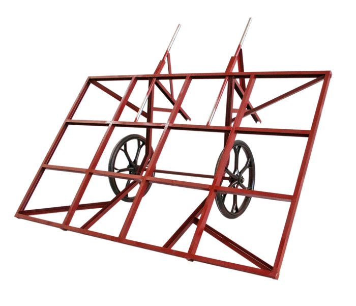Finished or semi-finished stone slab transportation carts trolleys
