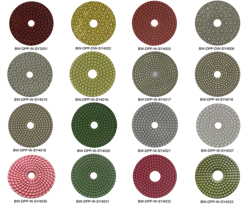 wet use diamond polishing pads