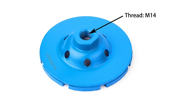 4 Inch double row segment diamond grinding wheel