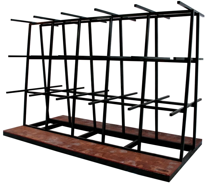 Display rack for stone slab sample