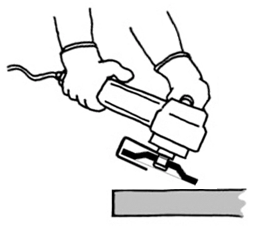 fit diamond cup wheel on the grinder