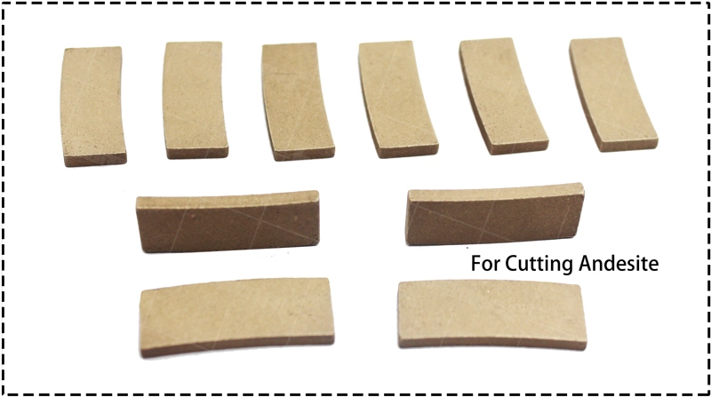 China 400mm Diamond Saw Blade Segment For Cutting Andesite In Indonesian Market 03