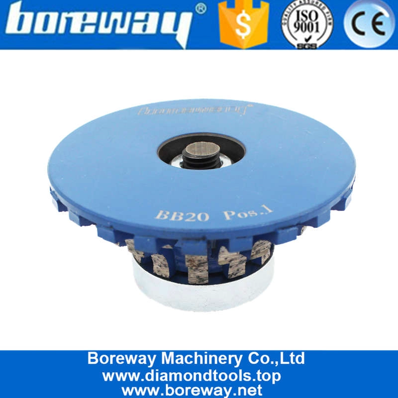 Sintered B+B Shape 20MM Diamond Router Bits for Marble Edge Processing Tools Suppliers