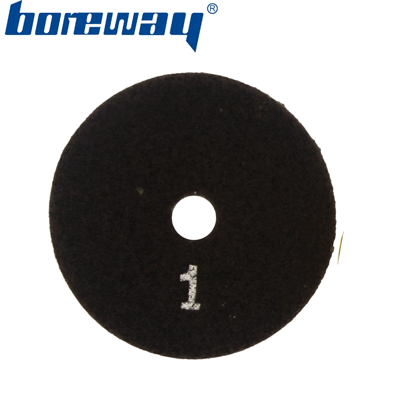 3inch 80mm 3 steps dry and wet use diamond polishing pads