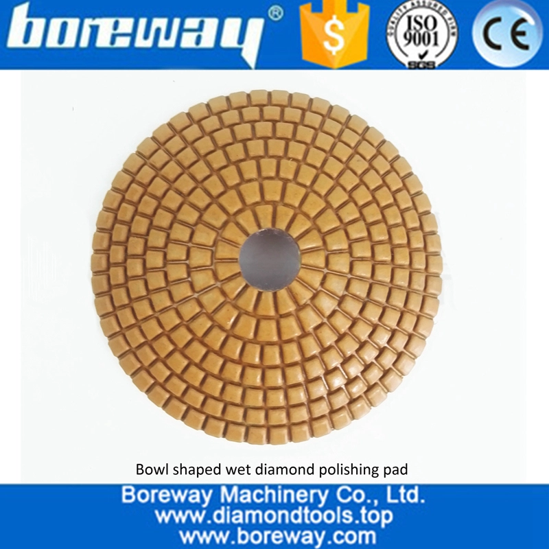 4inch 100mm Bowl shaped wet diamond polishing pads 3000# convex wet diamond sanding disc02