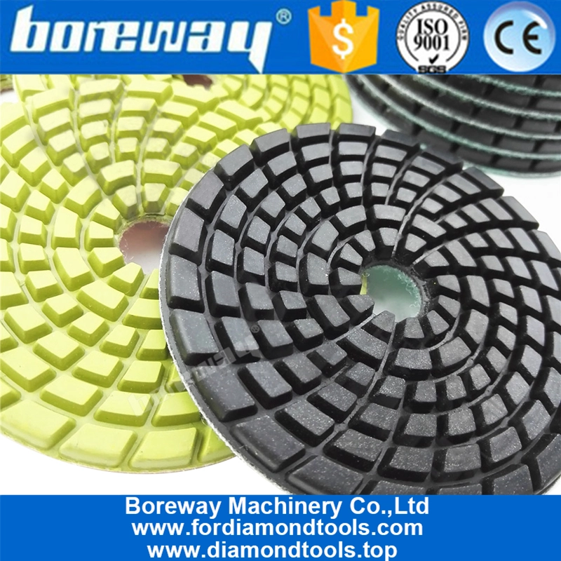 4inch Floor Renew Sanding Discs Repairing for Beton diamond resin bond floor polishing pads 3