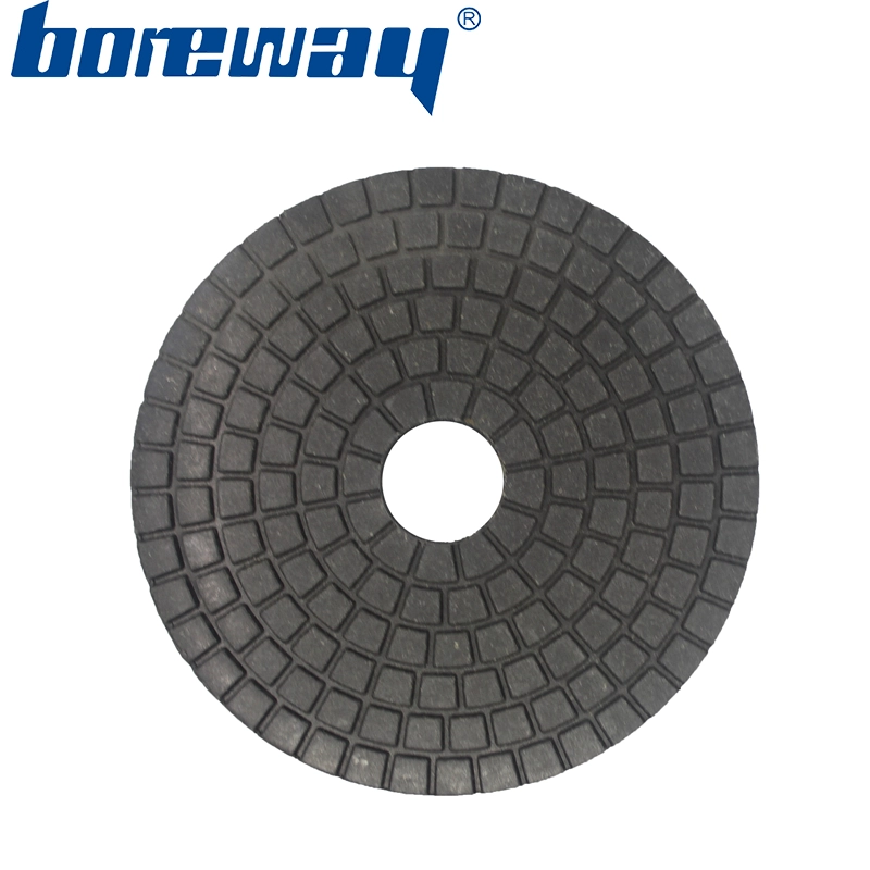 5inch 125mm black and white BUFF polishing pads for stone ceramic