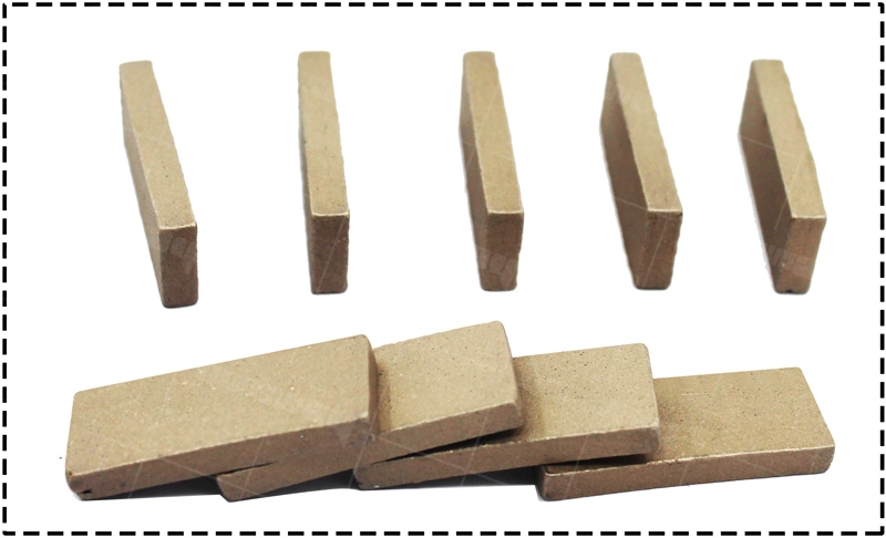 Wet Cutting Diamond Andesite Segment Cutting Tip For Desktop Cutting Machine 3