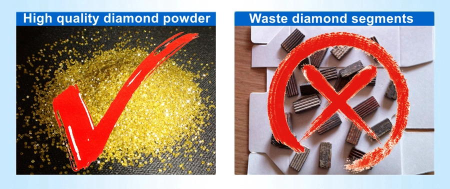 diamond segments for diamond saw blades and drill bits