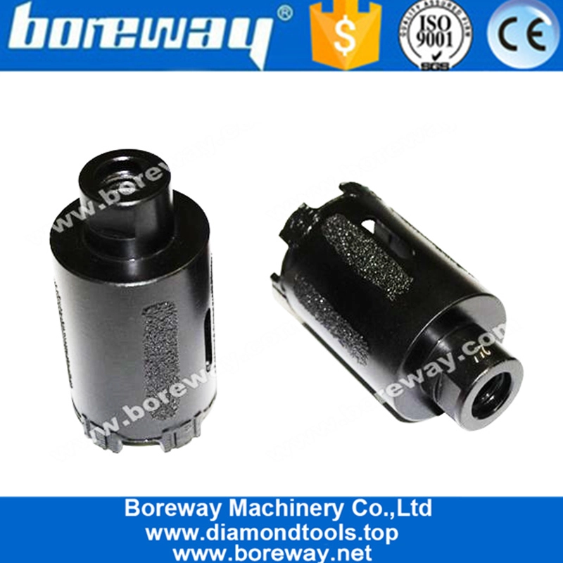 Manufacturer of 20MM-128MM Vacuum Brazed Diamond Dry Core Bits