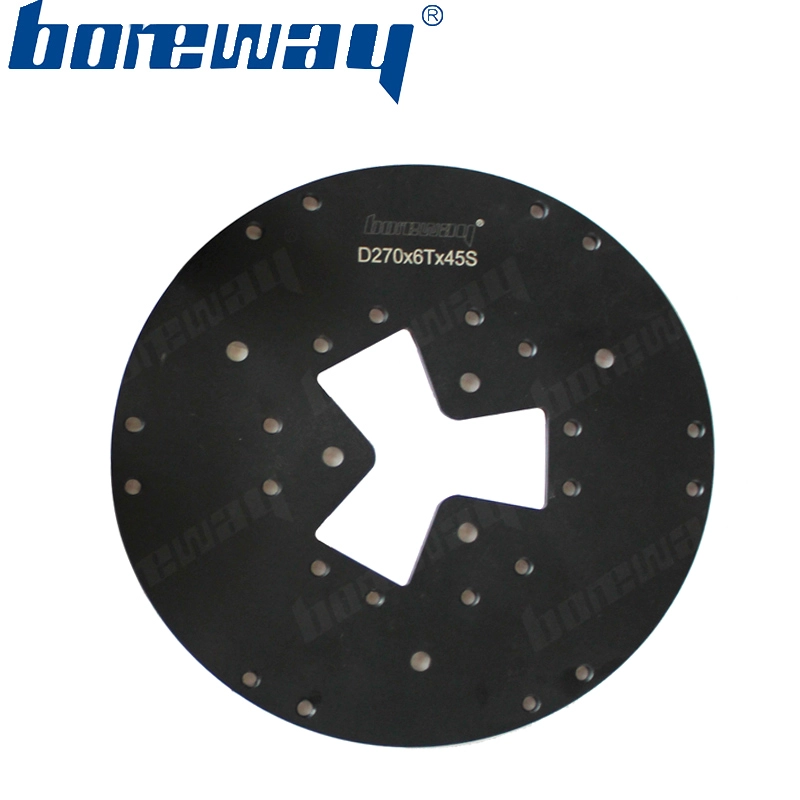 Boreway Superior Quality HTC 270MM 45S Teeth Diamond Litchi Surface Plate With 6 Roller Manufacturer