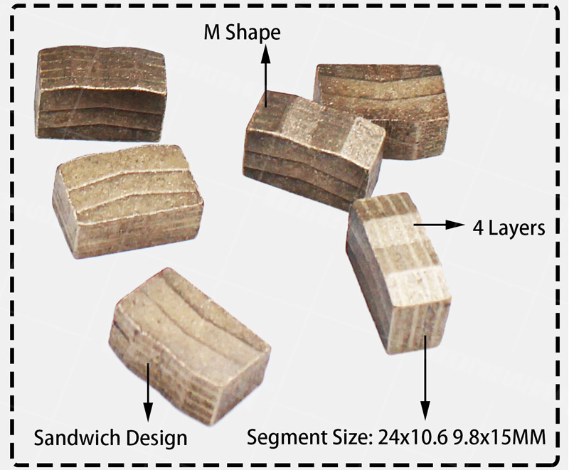 Stone Block Cutting Diamond Segment Manufacturer