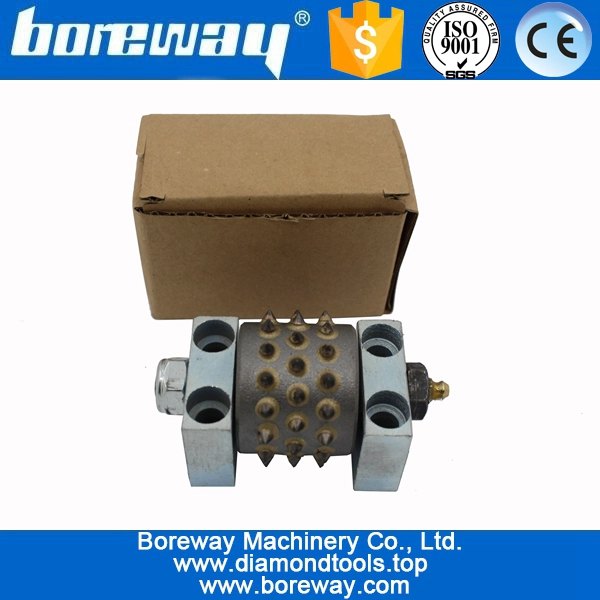45s Diamond Bush Hammer Roller Block For Concrete Slab