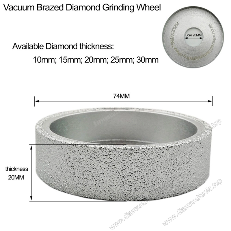 Vacuum Brazed Diamond Grinding wheel wholesale Flat Sanding Disc Diamond hand profile wheels