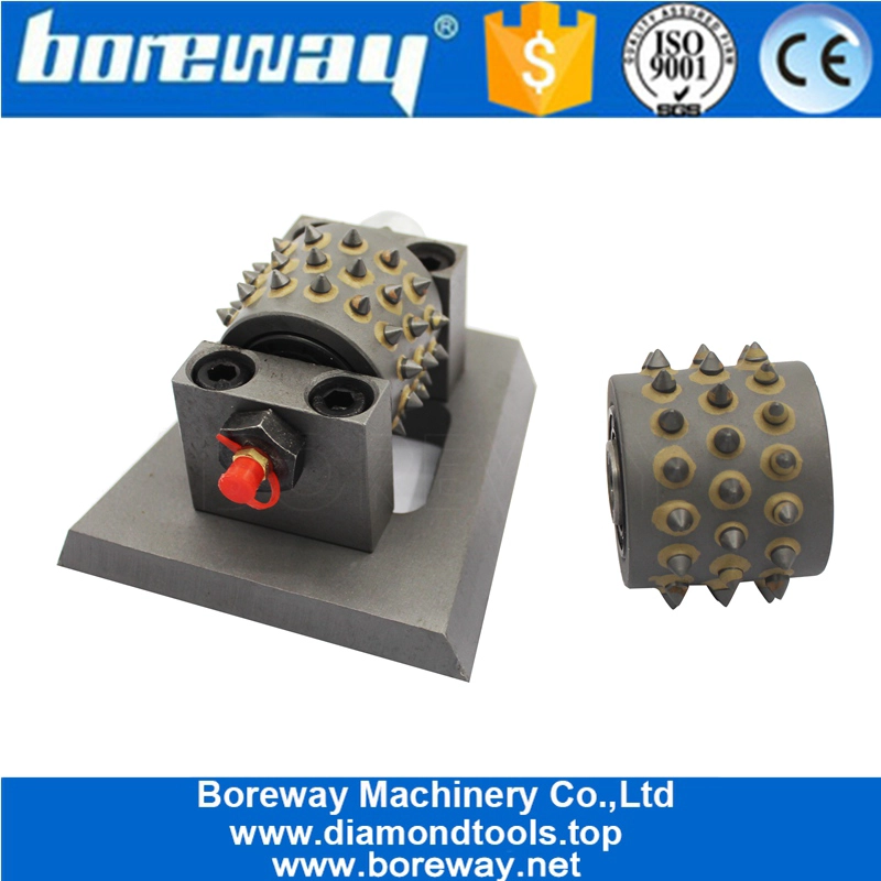 horseshoe base bush hammer roller