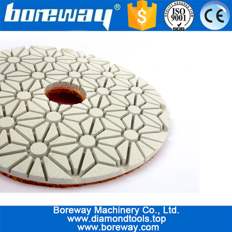 Three Step Polishing Pads Abrasive tool Wet Use For Polishing Granite Engineered Stone
