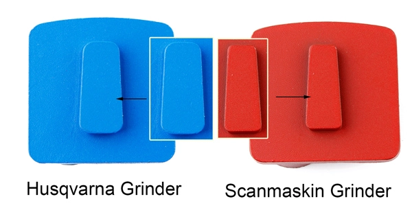 One Rectangle Metal Bond Segments Grinding Bar 