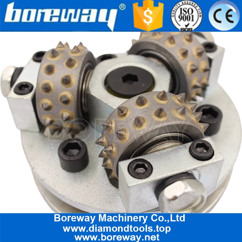 double layer bush hammer plate