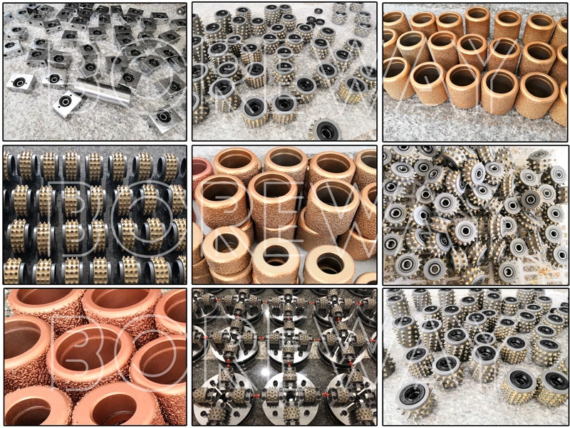 bush hammer tool litchi surface roller fro supplier or manufactuer