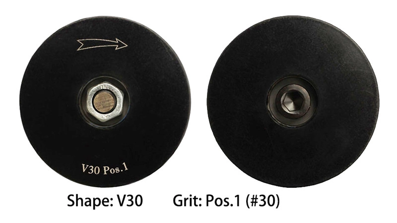 Diamond router bit with M10 thread