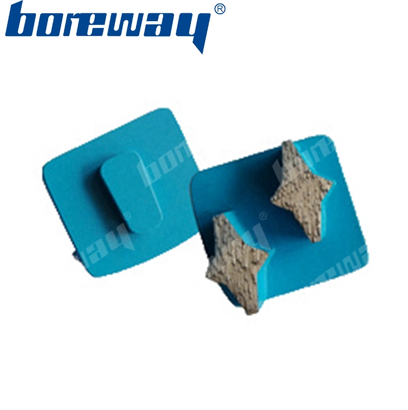 Diamond grinding shoes with redi lock for scanmaskin grinding machines