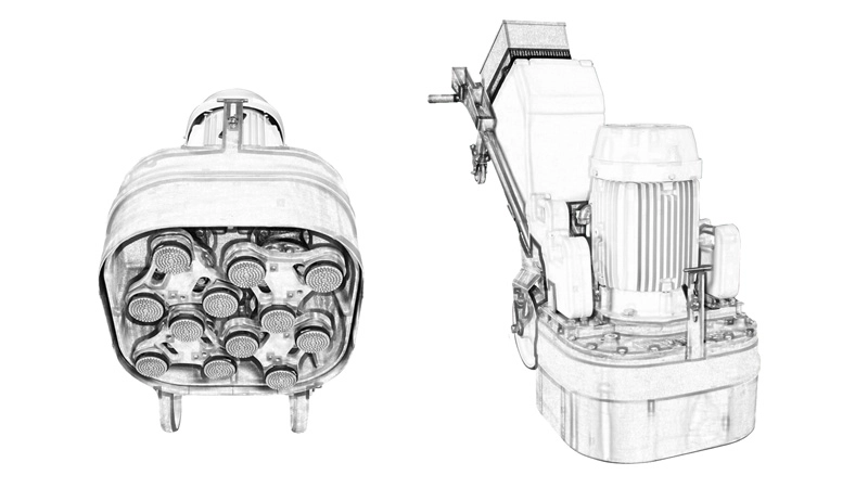 Best Selling Products Two Round Segment Diamond Grinding Disc Dry Use Polishing Pads For STI Grinding Machine 