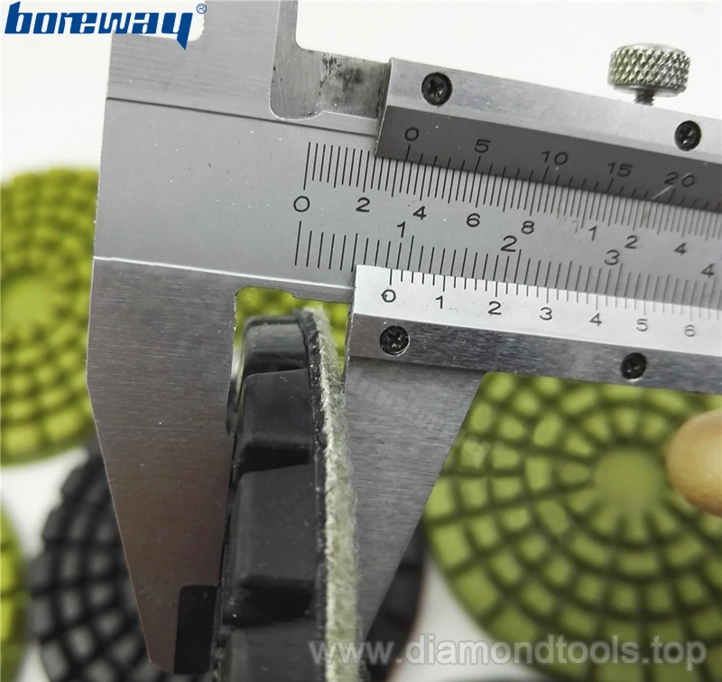 4inch thickened Diamond resin bond concrete polishing pads #200 floor Renew pads3