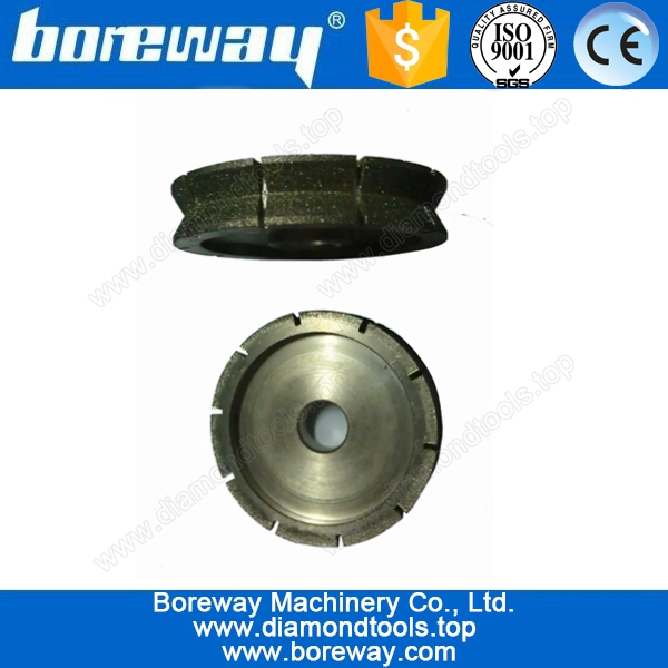 v shape electroplated diamond grinding wheel for ceramic