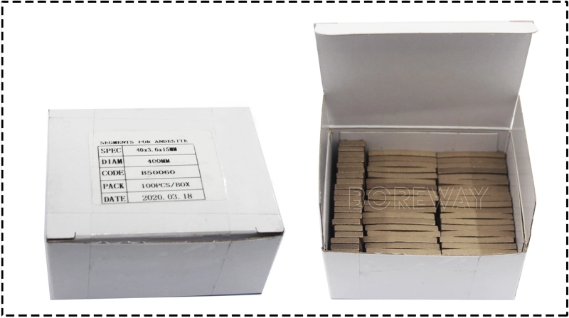 China 400mm Diamond Saw Blade Segment For Cutting Andesite In Indonesian Market 06