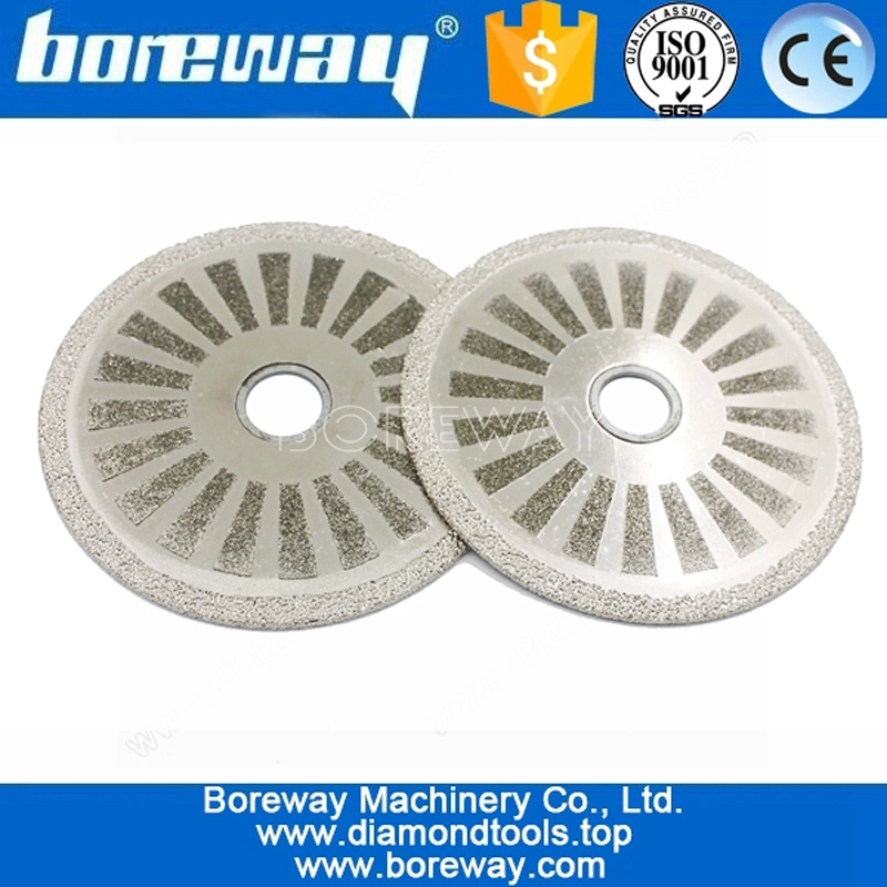 Masonry Cutting Saw With Vacuum Brazed protection Strip D100*20mm