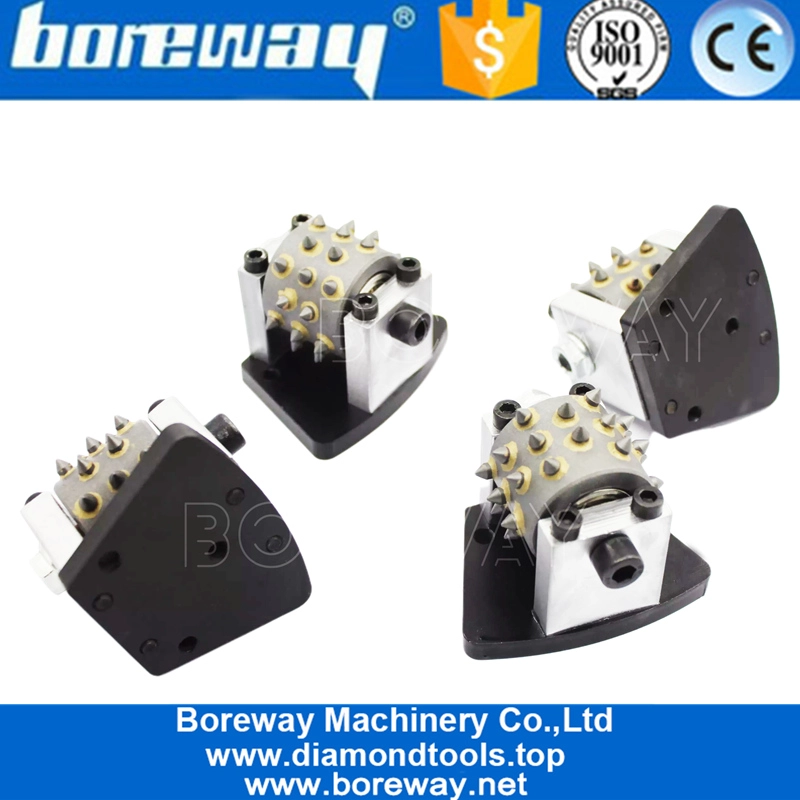 30 Tip Bush Hammer Roller With Trapezoid Shape Thicken Base 888