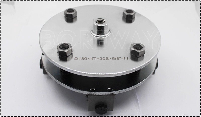180mm Double Layer Rotary bush hammer Plate For Sandstone 6