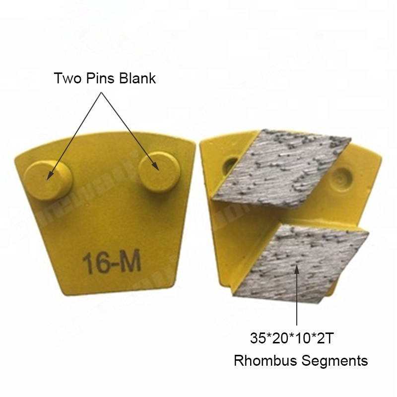 Single Segment Two Pins Grinding Shoes