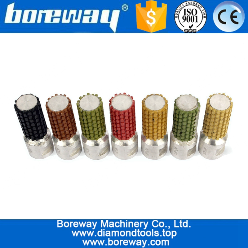 25mm Diamond Resin Drum Wheel Wet For Polishing Marble Granite Stone 