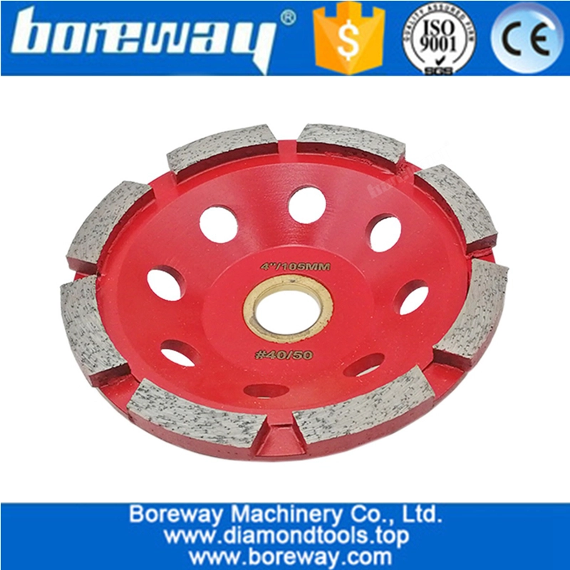 Diamond Tool Single Row Segmented Diamond Grinding Cup Wheel for Concete and Stone