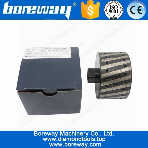 Resin Filled Polishing Drum Abrasive Wheel For limestone D75*45T*5/8