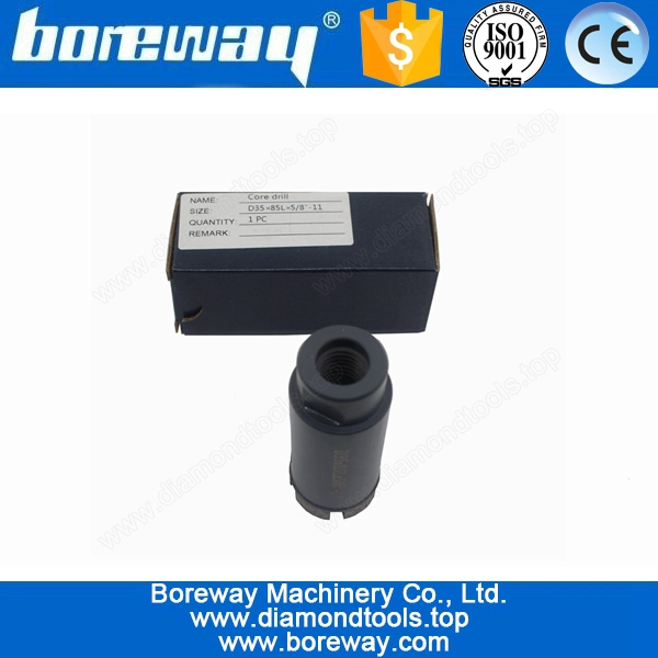 Hollow Core Diamond Drill Bit For Stone D35*85L*5/8