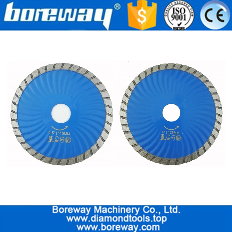 Hot pressed Diamond Waved Turbo Blade Diamond Saw Blade Cutting disc